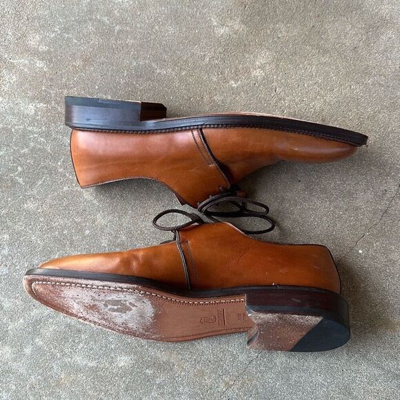 Peter Huber Dress Shoes Brown Leather Men’s Size 9.5 main image 8